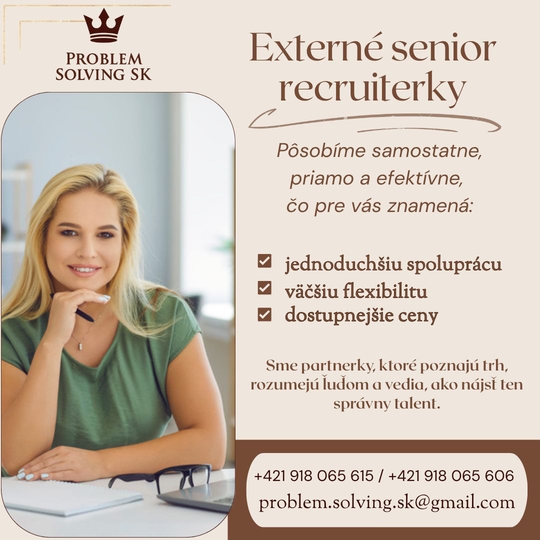 Externé senior recruiterky