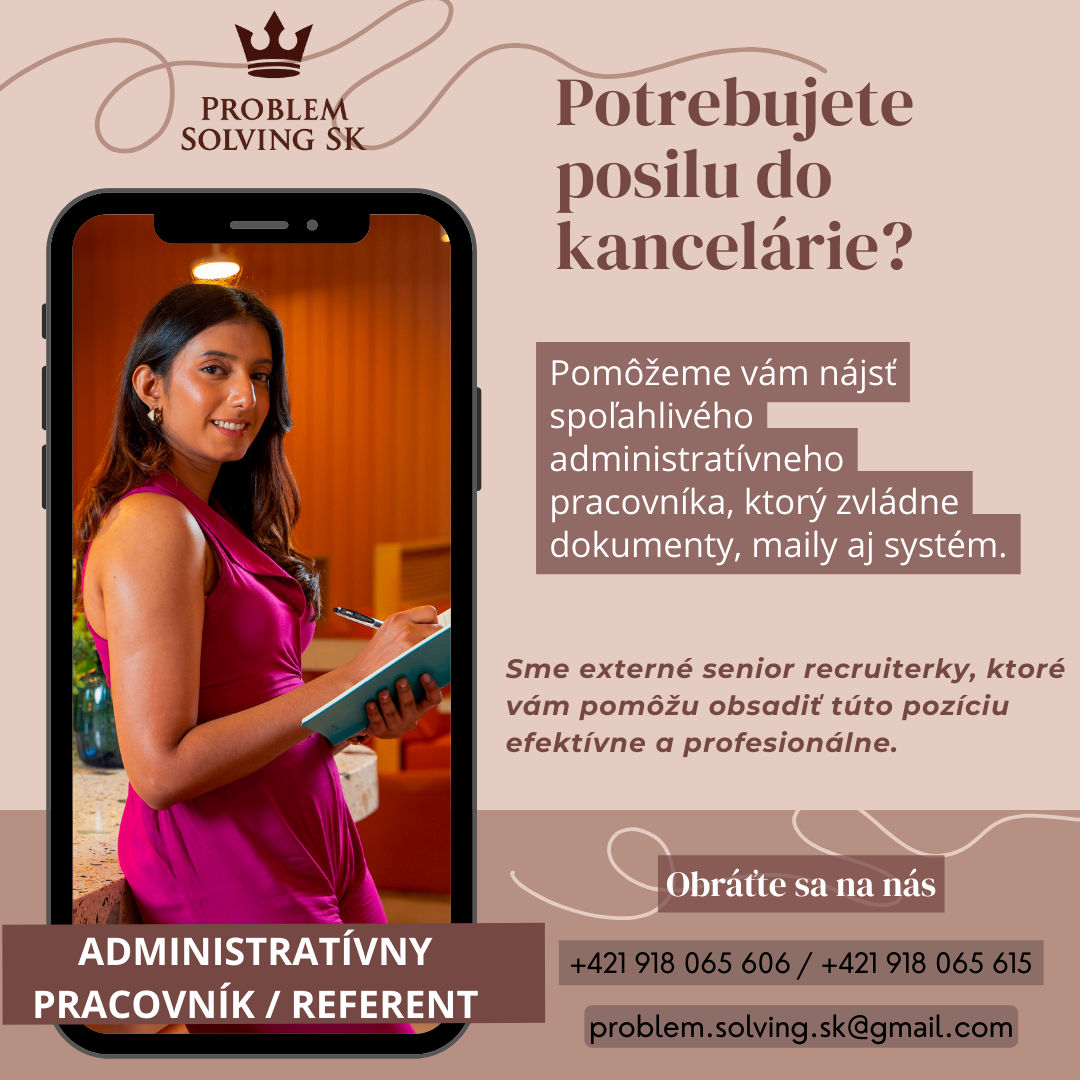 Potrebujete posilu do kancelárie