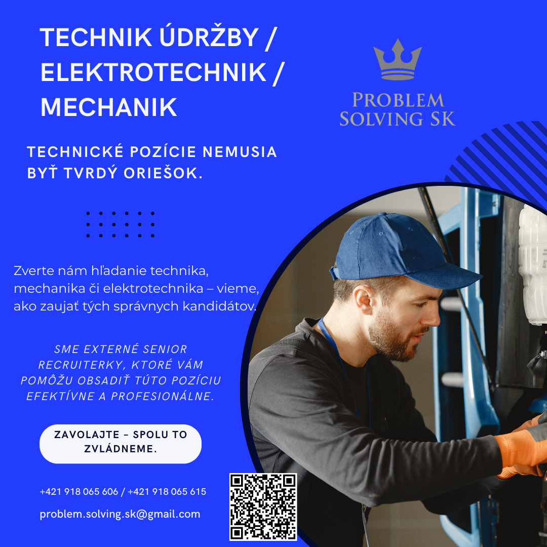 TECHNIK ÚDRŽBY  ELEKTROTECHNIK  MECHANI